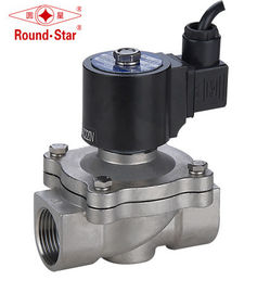 Os SS Waterproof a válvula de solenoide da fonte, válvula de solenoide elétrica da água de 50mm