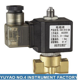 Válvula de solenoide de aço inoxidável normalmente aberta, alta pressão de 3 maneiras 1/4