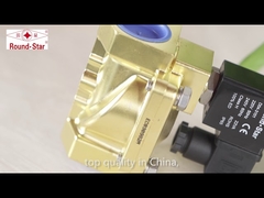 Válvula solenóide de água/ar de diafragma operada por piloto de latão modelo RSP-25 1